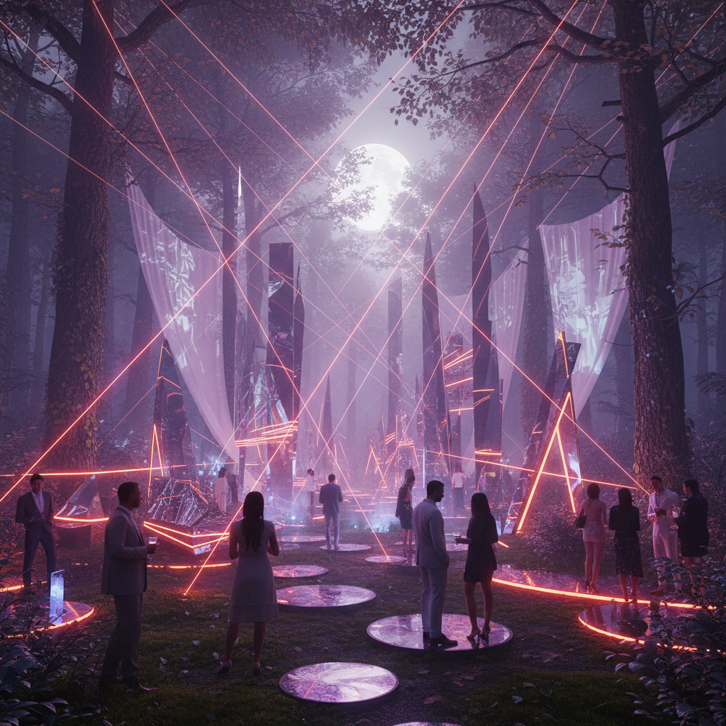 An art installation at Vibescape